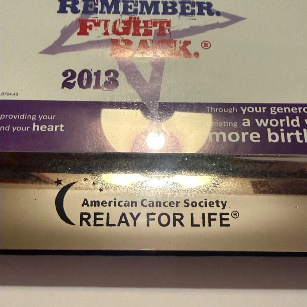 Celebrate Remember Fight Back Silver Photo Frame